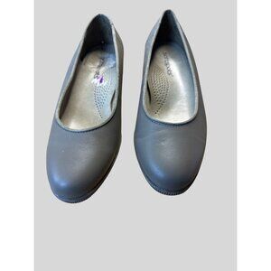 Softspots Womens Leather Upper Wedge Fashion Comfort Shoes Size M Taupe 6.5W